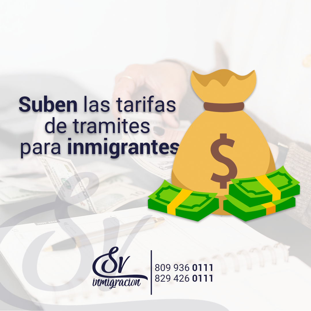 Suben las tarifas de tramites para inmigrantes